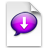 iChat Purple Transfer Icon
